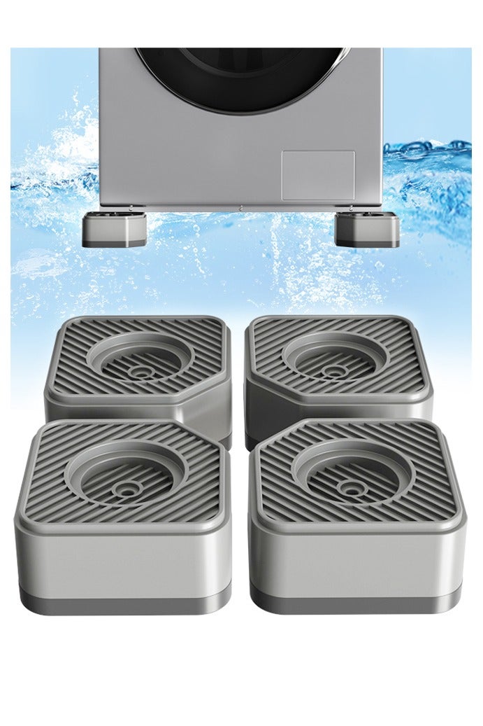 Anti Vibration Pads for Washing Machine, 4 Pcs Antivibration Stabilizer Support Feet Stops Washer Dryer Moving, Prevents Noise, Vibration Transfer