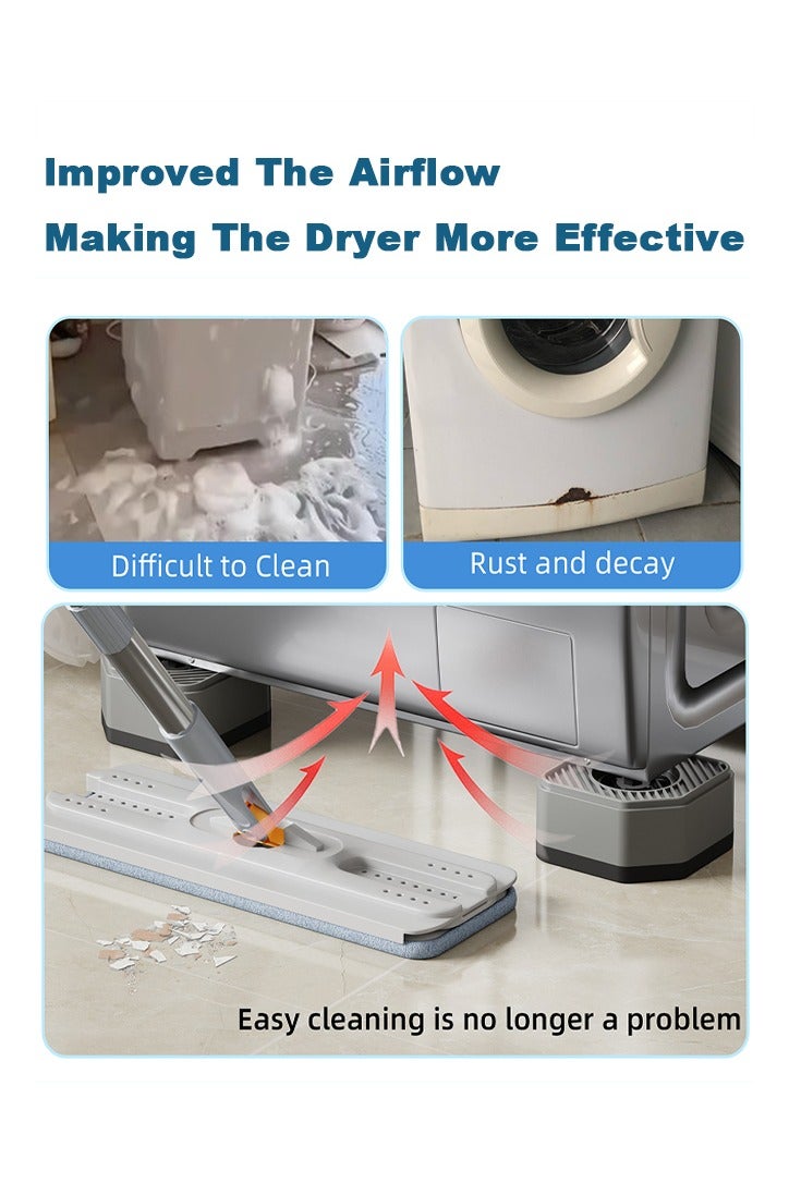 Anti Vibration Pads for Washing Machine, 4 Pcs Antivibration Stabilizer Support Feet Stops Washer Dryer Moving, Prevents Noise, Vibration Transfer - Image 5