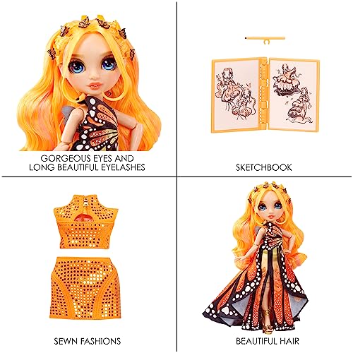 Rainbow High Fantastic Fashion Poppy Rowan - Orange 11” Fashion Doll and Playset with 2 Complete Doll Outfits, and Fashion Play Accessories, Great Gift for Kids 4-12 Years Old - Image 5