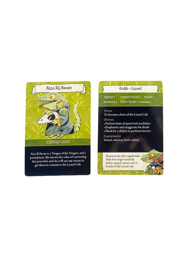 Magpie Games - Denizens Deck Root: The Roleplaying Game Expansion 55 Cards Npc Characters With Stats Traits And Fullcolor Original Art By Kyle Ferrin - Image 1