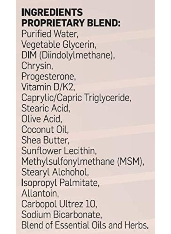 BIOLABS PRO Estrogen Blocker - All Natural DIM Cream - Metabolize Excess Estrogen - Diindolylmethane Hormone Balance Support Topical DIM Supplement for Men Or Women - 3oz - Image 4