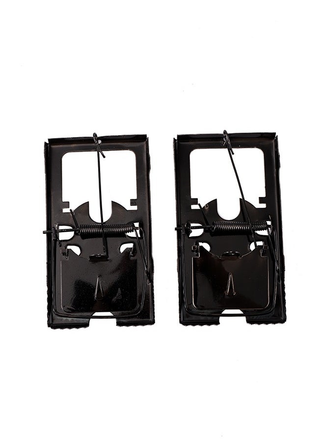 LAWAZIM Set of 2 Mouse Trap Medium- Durable Reusable Bait Spring Snap Trap, Efficient Rodent Control Mouse Catching Device with High-Tension Spring -Ideal for Indoor Use in Homes Kitchens and Garages  - Image 2