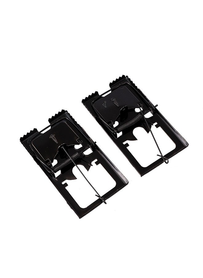LAWAZIM Set of 2 Mouse Trap Medium- Durable Reusable Bait Spring Snap Trap, Efficient Rodent Control Mouse Catching Device with High-Tension Spring -Ideal for Indoor Use in Homes Kitchens and Garages  - Image 1