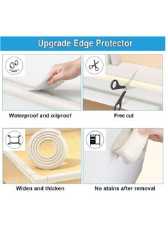 bbet Baby Proofing Edge and Corner Guard Protector Set For Furniture Or Tables, 4m Edges & 4 Foam Corners  - Image 5