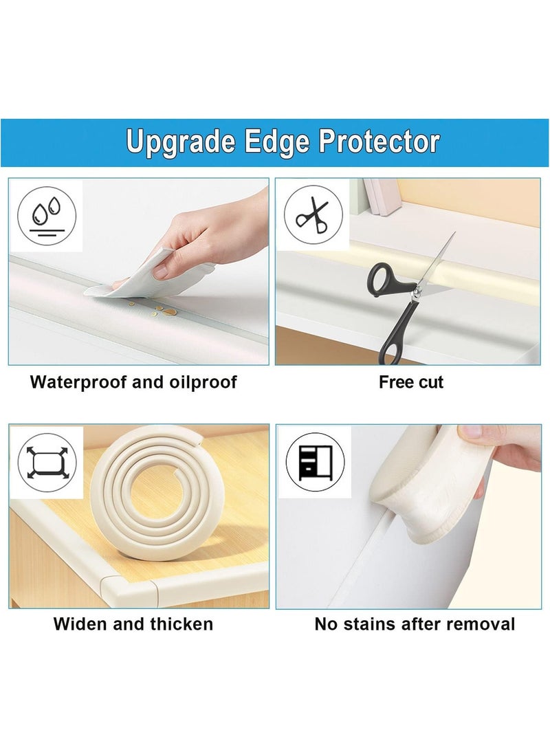 bbet Baby Proofing Edge and Corner Guard Protector Set For Furniture Or Tables, 4m Edges & 4 Foam Corners - Image 5