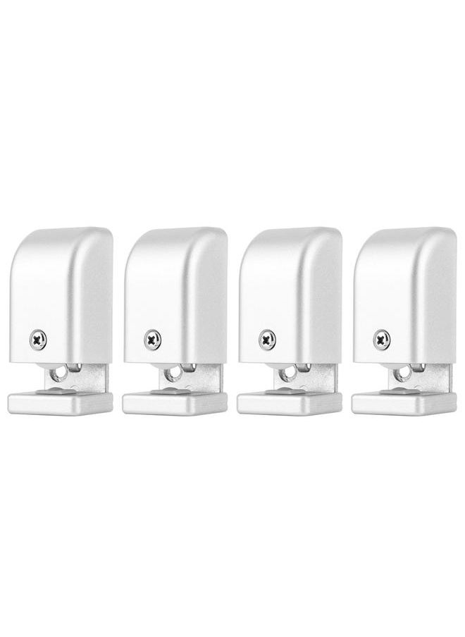 Thoraya 4Pcs Adjustable Sliding Door Stopper Roller Guide Hardware Accessory for Automatic Door  - Image 1
