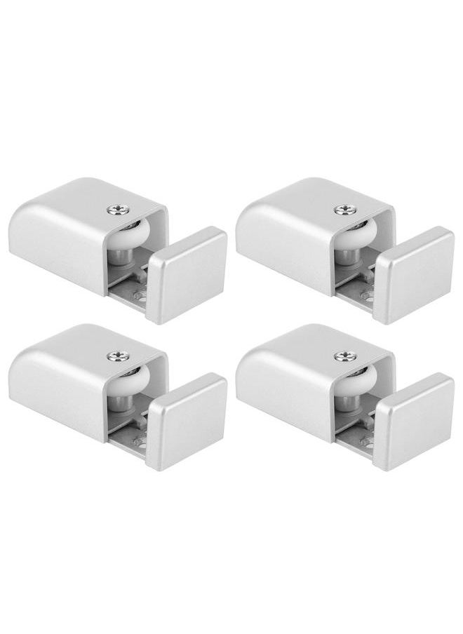 Thoraya 4Pcs Adjustable Sliding Door Stopper Roller Guide Hardware Accessory for Automatic Door  - Image 3