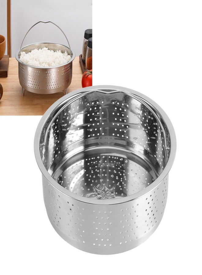 هوفي سلة بخار من الفولاذ المقاوم للصدأ، ملحق طهي الأرز لإزالة السكر مع مقبض، مناسب للبيض والخضراوات والفواكه، يقلل الأميلوبكتين بشكل فعال (2) - Image 4