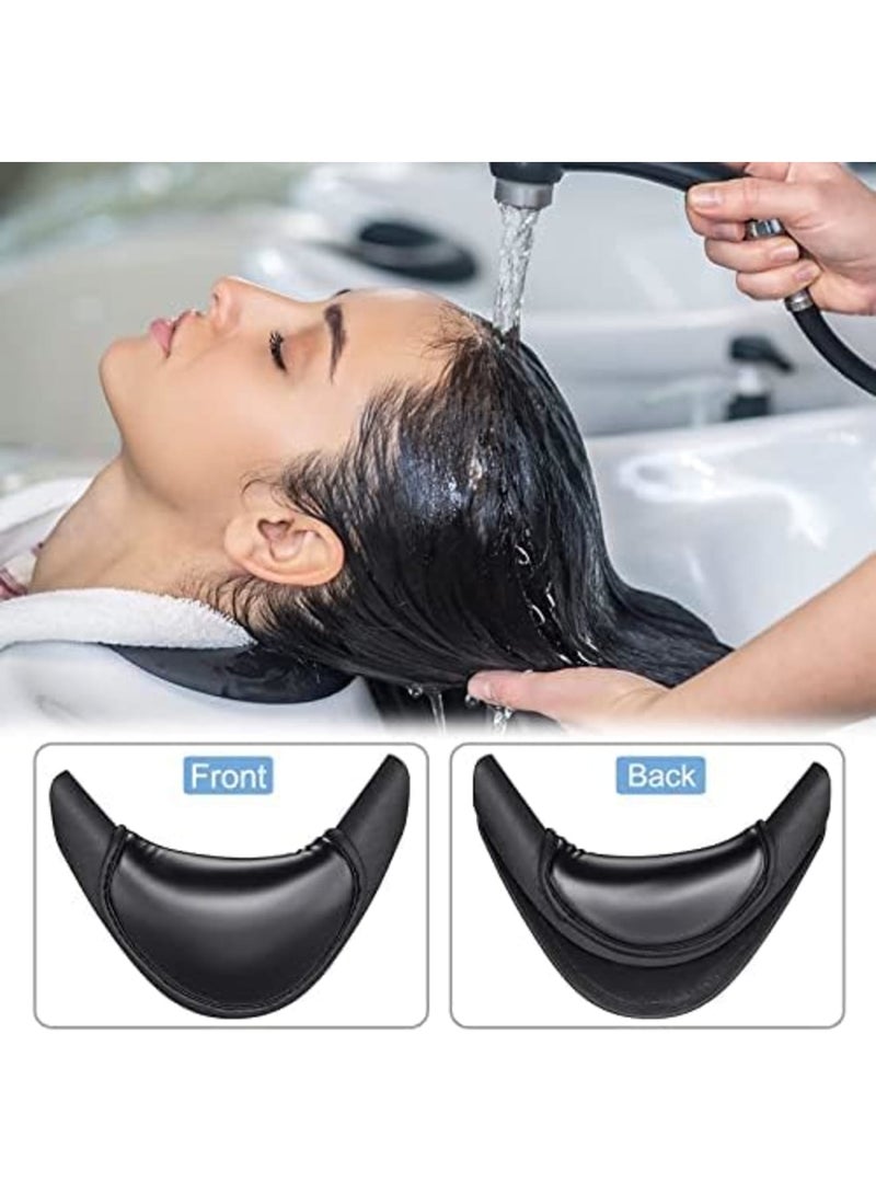 سيوسي Neck Rest Hair Wash Cushion, Shampoo Bowl Neck Rest, Soft Silicone Sponge Neck Rest Cushion, Hair Washing Neck Pillow Shampoo Bowl Neck Support for Salon Hair Spa Washing Sink - Image 3