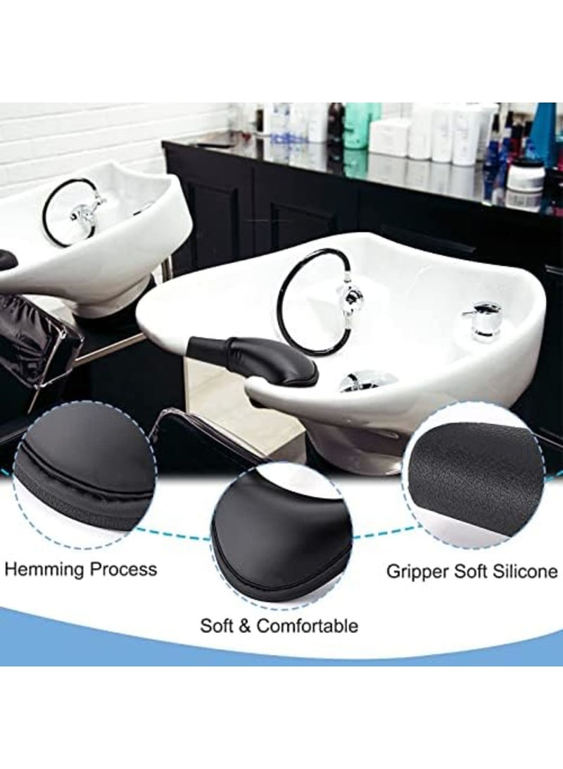 سيوسي Neck Rest Hair Wash Cushion, Shampoo Bowl Neck Rest, Soft Silicone Sponge Neck Rest Cushion, Hair Washing Neck Pillow Shampoo Bowl Neck Support for Salon Hair Spa Washing Sink - Image 2