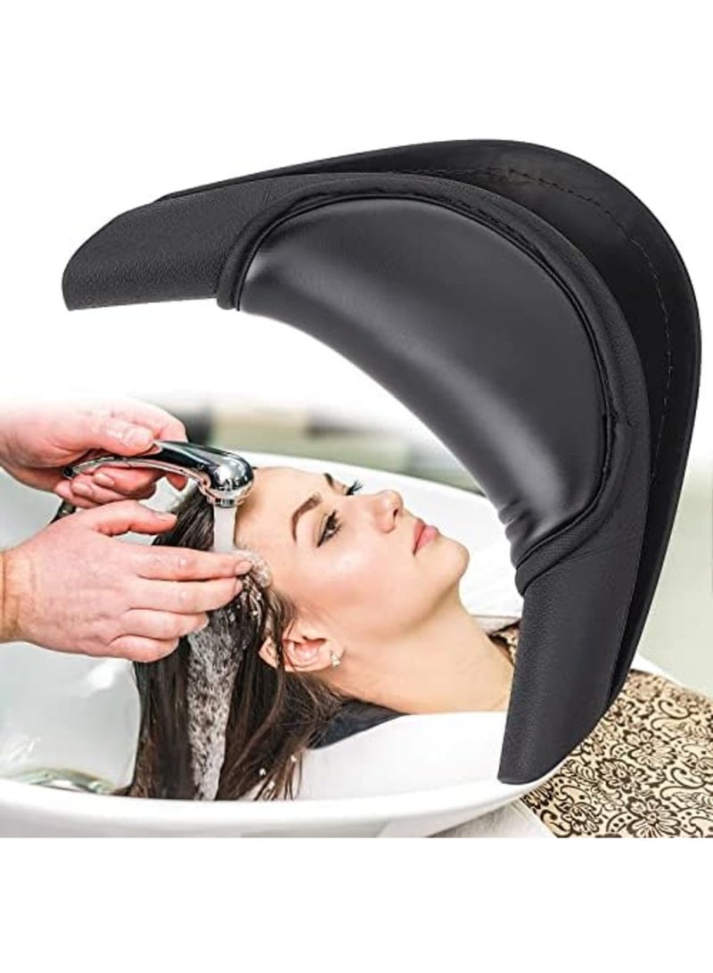 سيوسي Neck Rest Hair Wash Cushion, Shampoo Bowl Neck Rest, Soft Silicone Sponge Neck Rest Cushion, Hair Washing Neck Pillow Shampoo Bowl Neck Support for Salon Hair Spa Washing Sink - Image 1