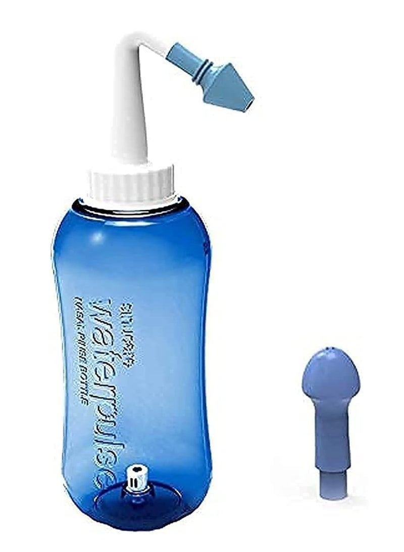 Chabeia Neti Pot Sinus Rinse Bottle - 300ml Nasal Wash Bottle Nose Allergy Cleaner Pressure Nasal Irrigation System for Adult & Kid Nasal Care BPA Free  - Image 1