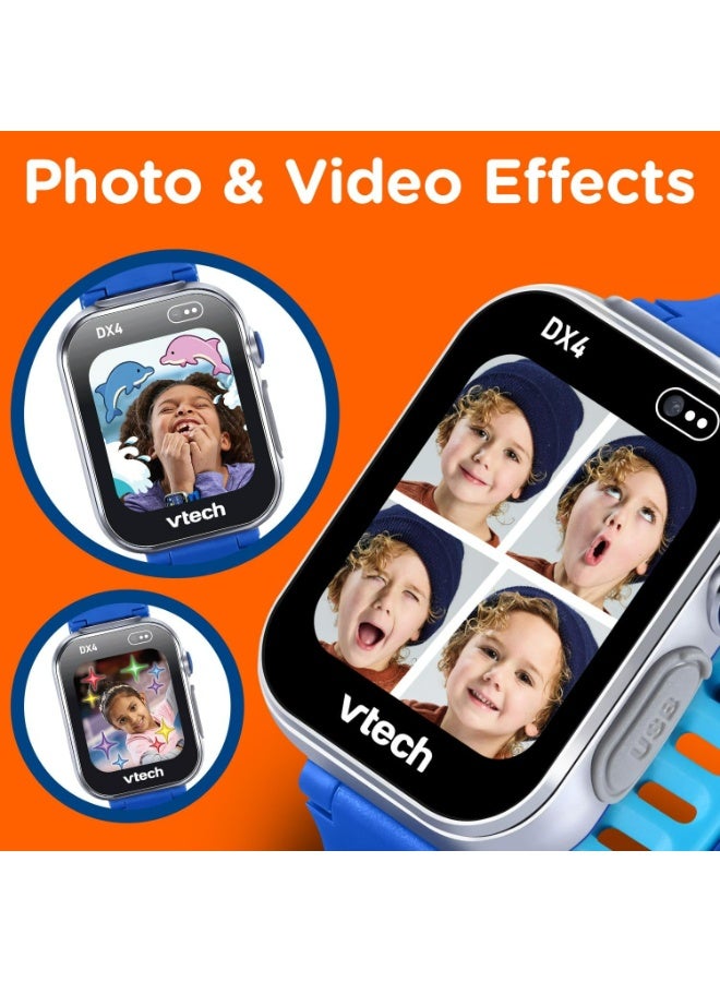 VTech KidiZoom Smartwatch DX4 Blue - Camera & Games, Video Recorder, Voice Changer - Image 3
