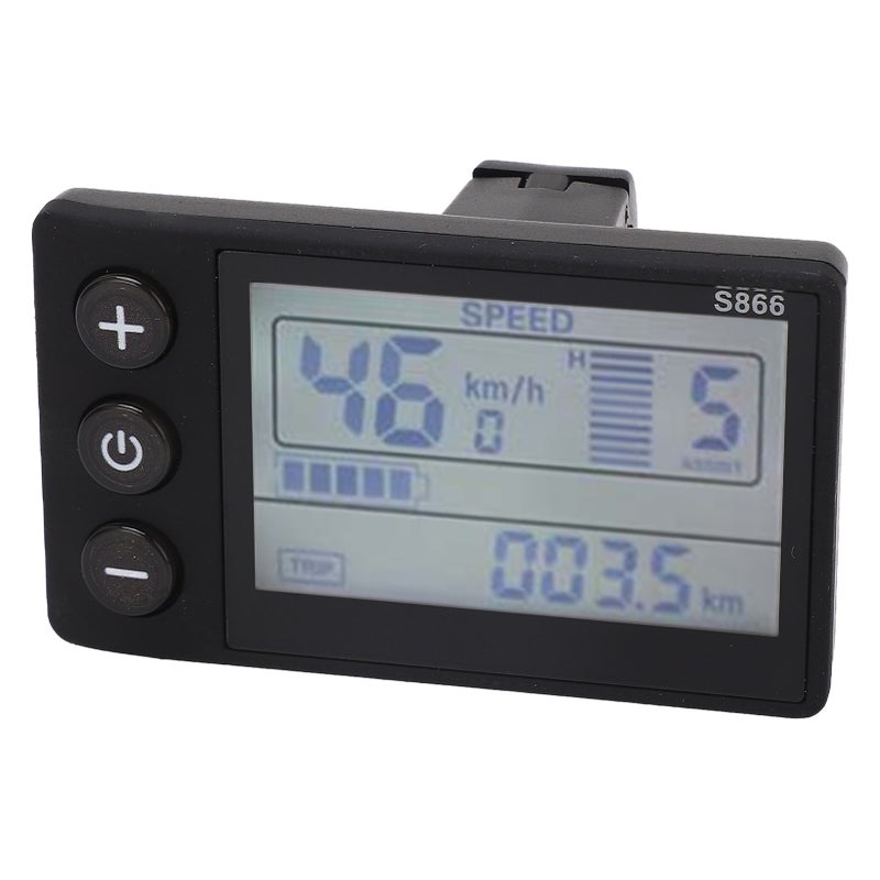 شاشة LCD للدراجة الكهربائية S866 24 فولت 36 فولت 48 فولت 60 فولت مائية للدراجات الكهربائية للاستبدال والتعديل - Image 5