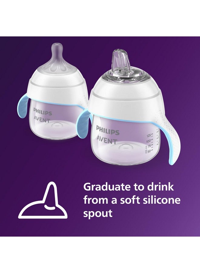 Philips Avent Natural Trainer Cup with Extra Fast Flow Natural Response Nipple (Flow 5) and Soft Spout, 5oz, SCF263/01