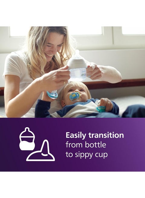 Philips Avent Natural Trainer Cup with Extra Fast Flow Natural Response Nipple (Flow 5) and Soft Spout, 5oz, SCF263/01