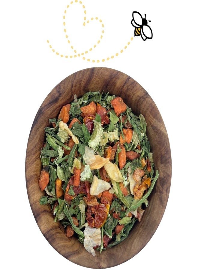 Raw Essentials Vegetable Soup Blend | Dehydrated Savory, Earthy Veggies for Soups, Ramen, Broths, Grain Dishes & Omelets | Non-GMO, Gluten-Free, Vegan, Paleo | 8 oz Bottle - Image 3