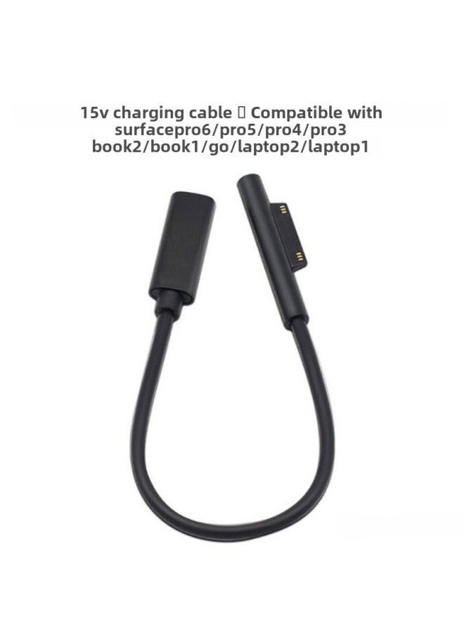 PD Fast Charging Line Notebook For Surface Pro3 Prosurface Microsoft Charging Line-Color:30cm Type-c Male To Microsoft Magnetic Cable  - Image 5