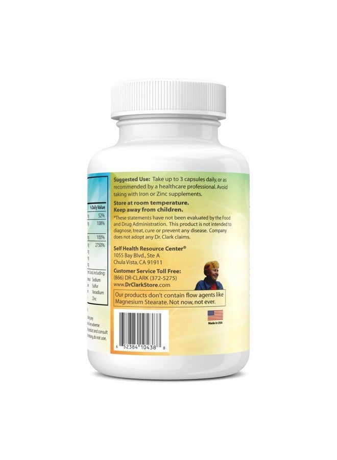 Dr Clark Store Dr. Clark Store Coral Cal-Mag K2 - 993mg, 100 Gelatin Capsules, Supports Bone Health, pH Balance, 72 Trace Minerals & Vitamin K - Image 2