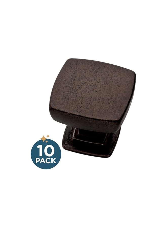 The Bros Parow Kitchen Cabinet Knobs or Drawer Knobs 10-Pack Warm Chestnut Cabinet Hardware P29542K-WCN-B - Image 2