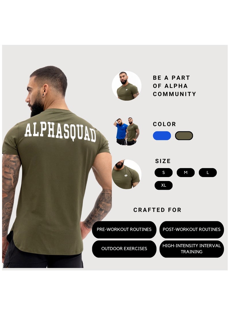 AlphaSquad - AlphaSquad Athletic Sports T-Shirts for Men - Image 1