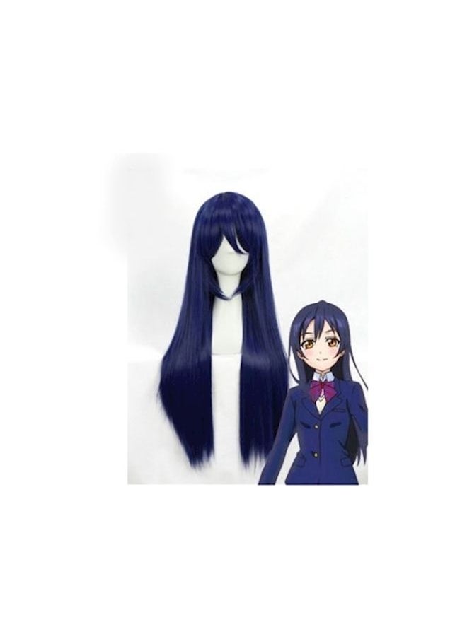 NIBEMINENT - Sonoda Umi Straight Hair Wig Blue 80cm - Image 1