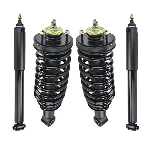 TRQ Shock Spring Front Rear Kit Set of 4 Compatible with Crown Victoria Grand Marquis Town Car - Image 1
