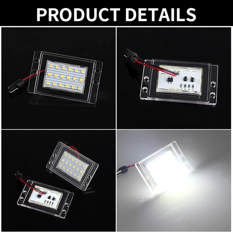 DEMULAX 2pcs LED License Plate Light Bulbs - Image 4