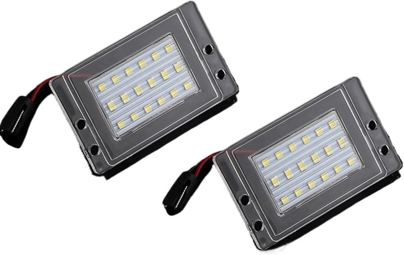 DEMULAX 2pcs LED License Plate Light Bulbs - Image 1