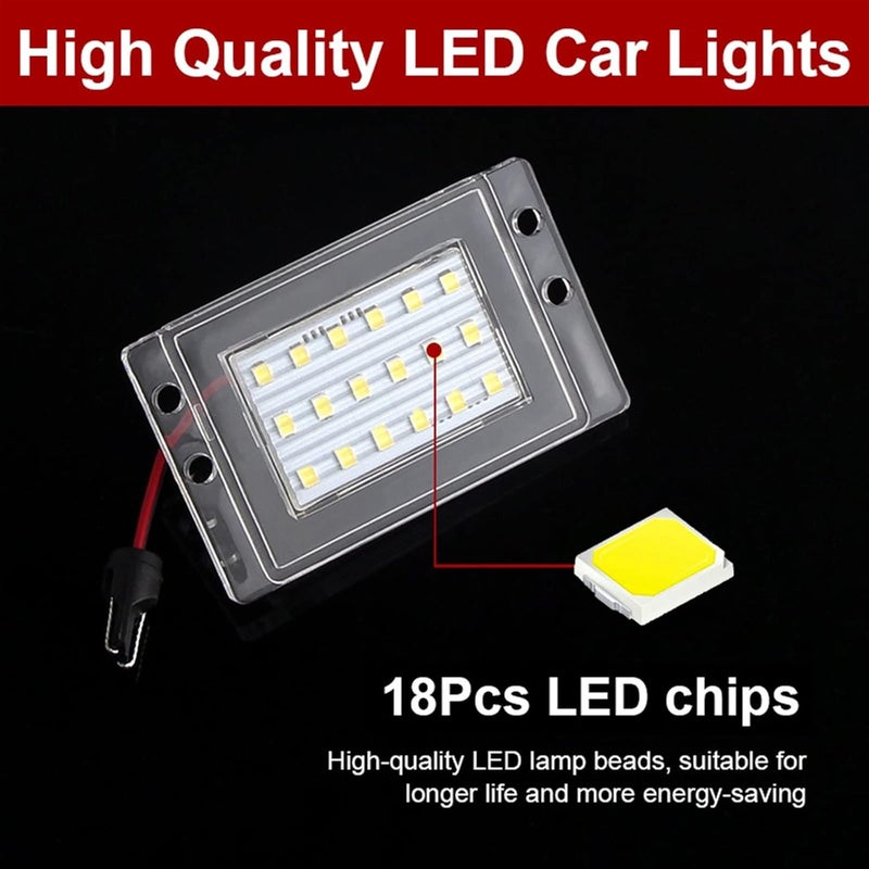 DEMULAX 2pcs LED License Plate Light Bulbs - Image 5