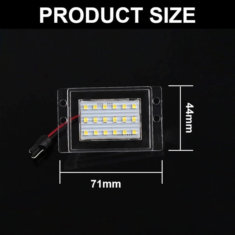 DEMULAX 2pcs LED License Plate Light Bulbs - Image 3