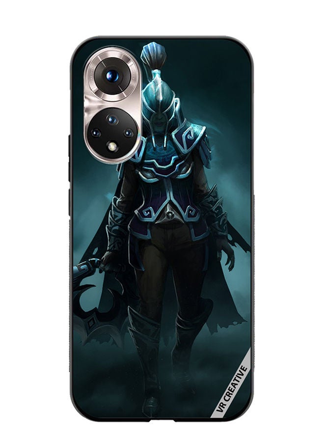 Protective Case Cover For Honor 50 Phantom Assassin, Dark Wraith Set, Dota 2 Design Multicolour