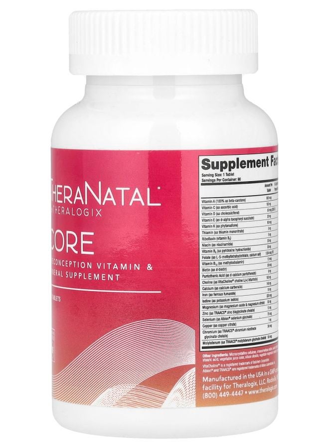 Theralogix TheraNatal Core 90 Tablets - Image 2