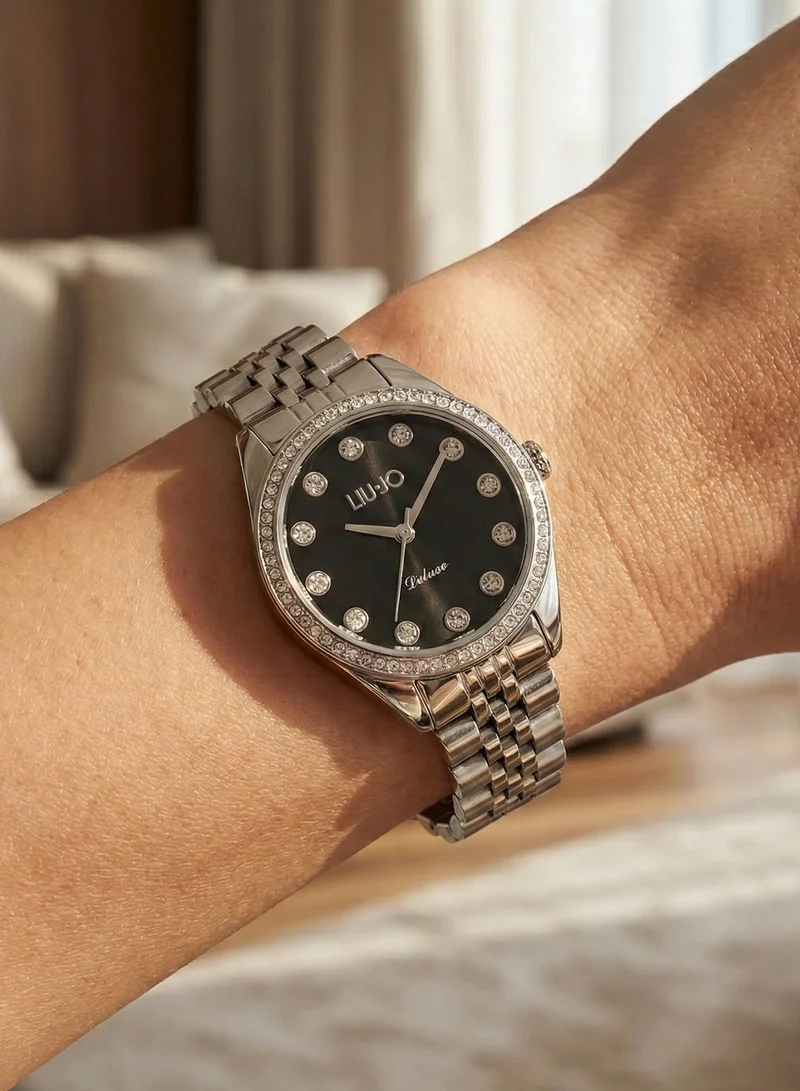 ليو جو ساعة لي جو كاجوال ديلوكس سوداء