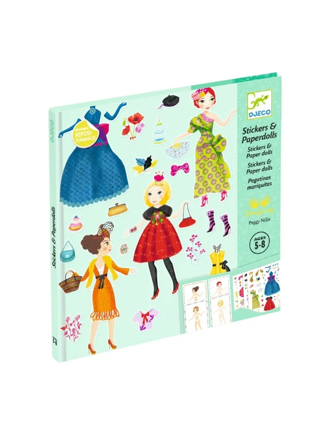 DJECO Massive Fashion Paper Dolls