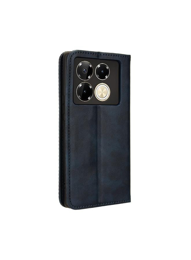 Zaboon Case For Infinix Note 40 5G X6852 Magnetic Buckle Retro Texture Leather Phone Case - Image 3