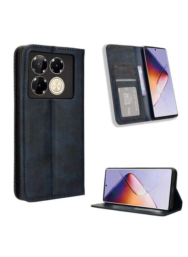 Zaboon Case For Infinix Note 40 5G X6852 Magnetic Buckle Retro Texture Leather Phone Case - Image 1