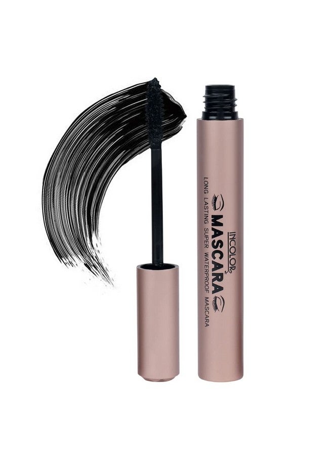 INCOLOR Dense Mascara, Lengthening Smudge Proof, Water Resistant, Liquid Lash Extending Tubing, No Clump Flakes Fades, Full-Size Black Eye Mascara For Girl And Women 9Ml - Image 1