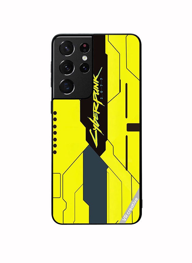 VR CREATIVE Protective Case Cover For Samsung Galaxy S21 Ultra 5G Cyberpunk Design Multicolour - Image 1