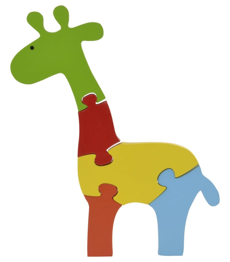 Skillofun Wooden Take Apart Puzzle Large - Giraffe, Multi Color - Image 1