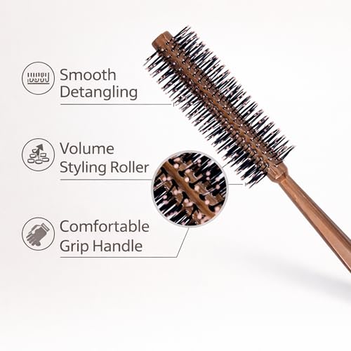 KITCHFREND Roller Comb for Men, Hair Brush with Roller for Styling & Detangling,Comb for Volume, Mens Comb for Hair Grooming, Smooth Daily Styling 2 - Image 2