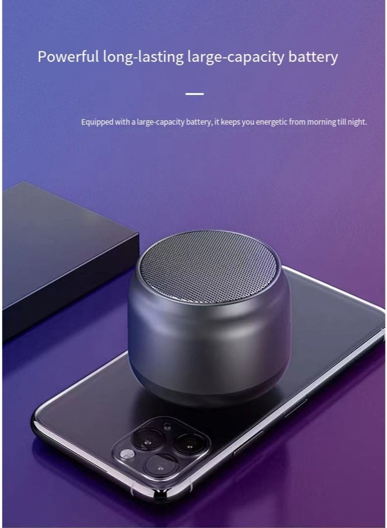 QZ Best Mini Portable Bluetooth Speaker with HD Sound & Bass, Smallest Wireless Bluetooth Speakers for Phone/PC/Tablet, Photo Selfie Button Answer Phone Calls, Cute Tiny Speaker - Image 4