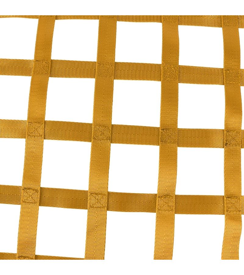 شبكة نافذة داخلية للسيارة بحجم 17 × 23 بوصة، نمط شريطي، شاشة نافذة متينة من النايلون، مثالية لسباقات القيادة، للاستخدام الزخرفي، نمط رائع يناسب معظم السيارات، اللون الأصفر - Image 5