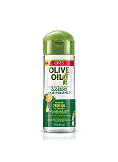 ORS Olive Oil Style & Shine Frizz Control & Shine Glossing Hair Polisher infused with Pequi Oil for Smoothing (6.0 oz).  - Image 2