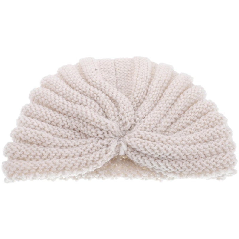 Womens Winter Knit Bucket Hat Soft Cream Beanie Lightweight Warm Crochet Skull Cap - Image 2