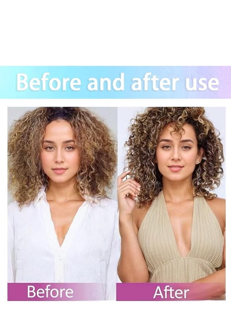 Gecomo 2025 Newest Bounce Curl Brush, Bounce Curl Defining Brush, Curl Defining Brush, Hair Brush Styling Brush, Shaping and Defining Curls for Women and Girls (Color: Black) - Image 2