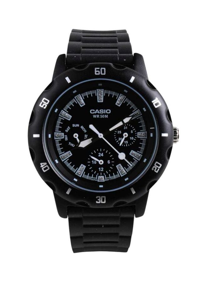 CASIO Women Rubber Analog Watch LTP-1328-1EVDF - Image 1