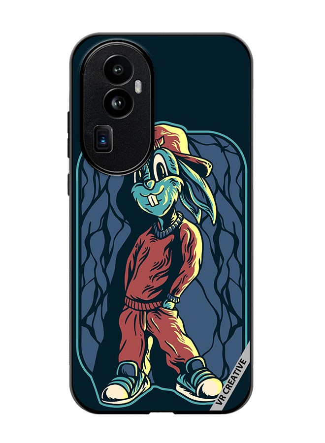 VR CREATIVE Protective Case Cover For Oppo Reno 10 Pro Plus Cool Rabit Design Multicolour - Image 1