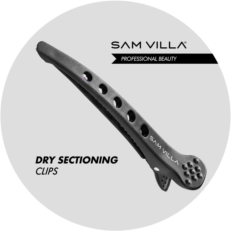 Sam Villa No-Slip Maximum Grip Large Hair Clips For Styling Sectioning Dry Hair, Set of 4 - Image 2