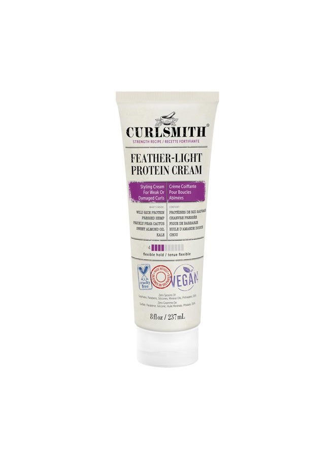 CURLSMITH Feather-Light Protein Hair Cream 8 oz / 237 mL  - Image 1